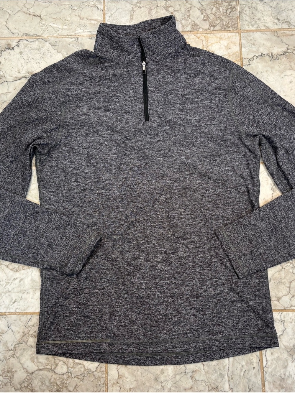Lululemon 1/4 Zip Athletic Pullover Sweatshirt Womens M Gray